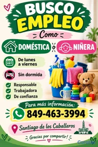 busco empleo de lunes a viernes 