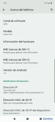 celulares y tabletas - Celular Moto e14 3
