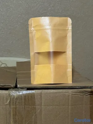 cocina - bolsas tipo pouch de papel kraft  4