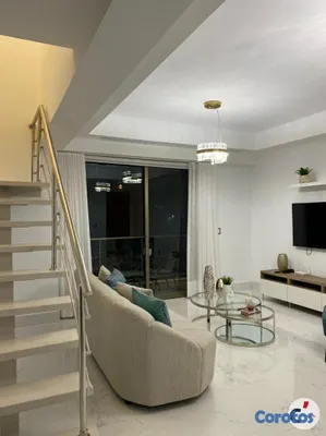 apartamentos - Lujoso Loft Amoblado Dúplex en Piantini – Piso Alt 12