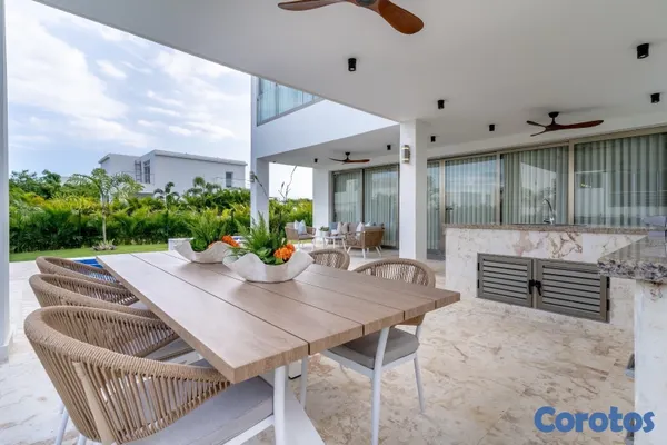 casas vacacionales y villas - Villa de lujo amueblada en Playa Nueva Romana. 11
