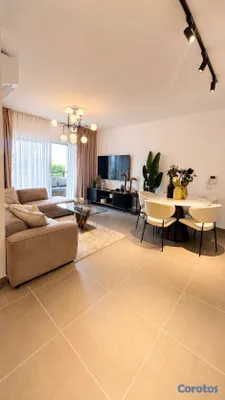 apartamentos - alquiló Gazcue totalmente amuebaldo piso 6 tres habitaciones dos parqueos servi 8