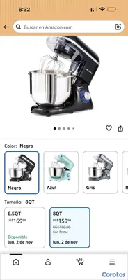 electrodomesticos - Batidora AUCMA 8QT de Acero Inoxidable  2