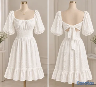 EL VESTIDO BLANCO QUE QUEDA BIEN CON TODO ✨🤍