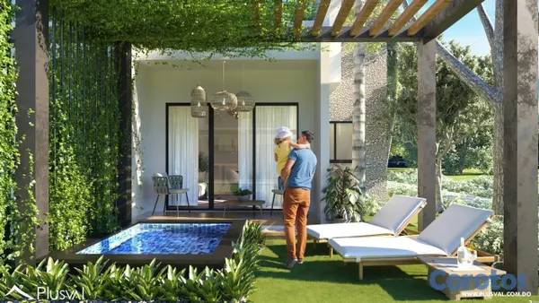casas - Moderna Casa Tipo Townhouse de 4 Habitaciones en venta - Vista Cana 4