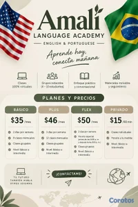 CLASES DE INGLÉS Y/O PORTUGUÉS Online