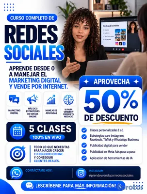 cursos y clases - ✨APRENDE A VENDER EN REDES SOCIALES | CURSO DESDE 0 | CLASES 1 A 1 EN VIVO 4
