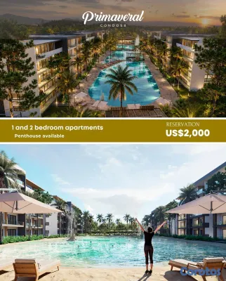 apartamentos - Propiedad en Venta en Punta Cana — Primaveral desd 4