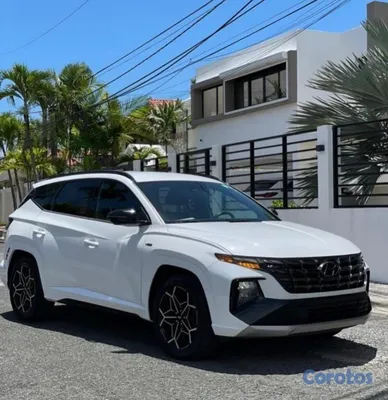 jeepetas y camionetas - Hyundai Tucson NLine color blanco año 2022 4