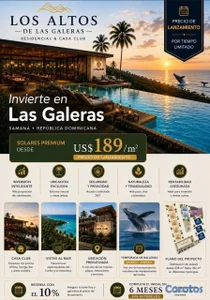 Los Altos de Las Galeras: solares y villas con vis