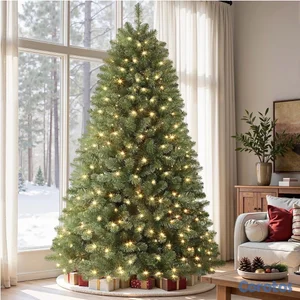 Árbol de navidad nuevo con luces 