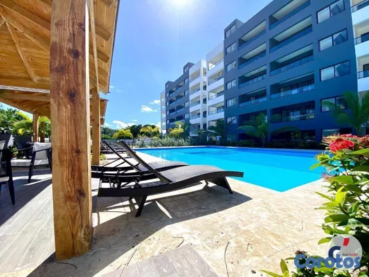 apartamentos - ALQUILER!! DE APARTAMENTO AMUEBLADO EN PUNTA CANA  3