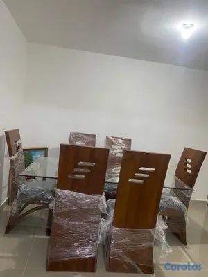muebles y colchones - vendo comedor de 6 sillas en caoba 2