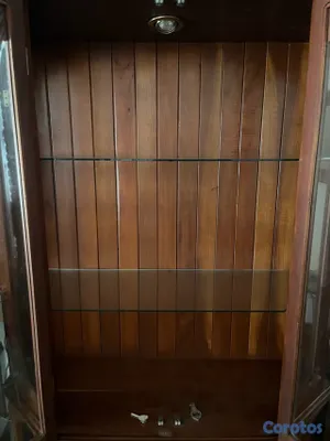 muebles y colchones - Vitrina en Caoba  2