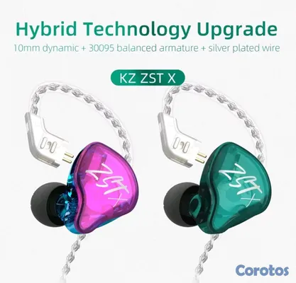 accesorios para electronica - KZ ZST X auricular profesional / músicos, cantantes, Gamers, DJs / EN OFERTA 6