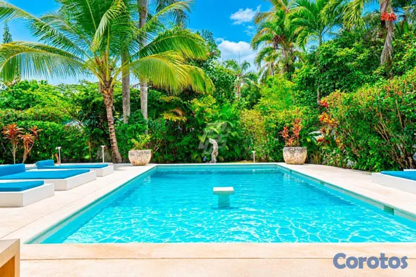 casas vacacionales y villas - Espectacular Villa Tropical de Lujo a 200m de Playa Las Ballenas | Las Terrenas 2