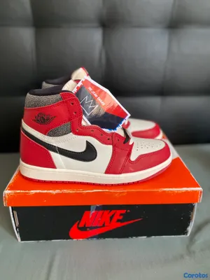zapatos para hombre - Tenis Nike Air Jordan Retro 1 Lost  Found CHICAGO Reimagined Original Sneaker 👹 7