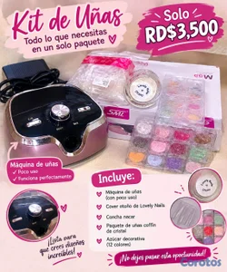 Todo esto por RD$3,500 😱💅 ¡Ideal para comenzar tu 