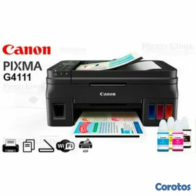 impresoras y scanners - MULTIFUNCIONAL CANON CON BOTELLA DE TINTA DE FABRICA ,IMPRESORA,ESCANER,COPIADOR 2