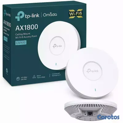 accesorios para electronica - ACCESS POINT TP-LINK AX1800, WIFI 6. HASTA 1201 MBPS EN 5GHZ Y 574 MBPS  3