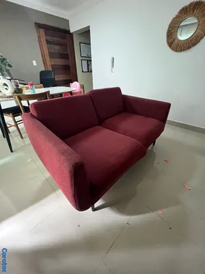 muebles y colchones - Mueble rojo sofá IKEA  2