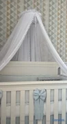 muebles - Cuna 3 etapas convertible en cama + colchón + sábanas