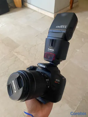 camaras y audio - Canon EOS Rebel T7 + Flash Externo 5