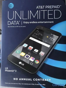 LG Phoenix 3, 5 PULG, 16GB Memoria, 5Mp Doble Camaras, en su Caja