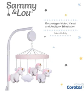 Móvil Sammy and Lou de Unicornio para cuna