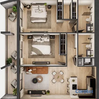 apartamentos - Torre De Lujo, Condominio Hotelero Residencial Ubicado En La Zona Universitaria. 10