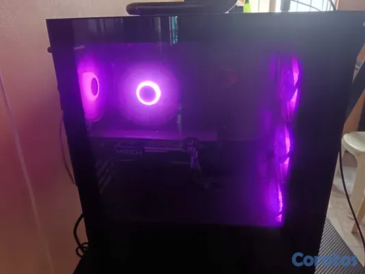 computadoras y laptops - Set compotatora gamer completa incluye mesa y head 2