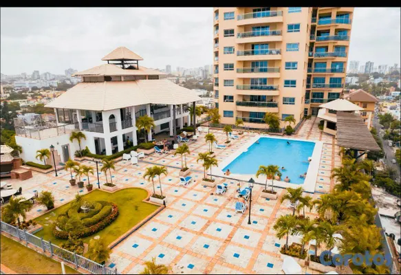 apartamentos - Hermoso apartamento 1 Habitacion amueblado en venta torre 3 en el Malecon Center 3