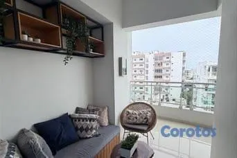 apartamentos - alquilo apartamento amueblado en evaristo moeales 2