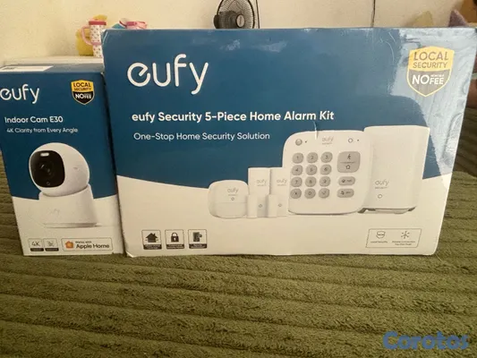 camaras y audio - sistema de cámara Eufy excelente precio nuevo con sus plásticos  2