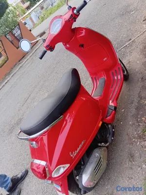 motores y pasolas - vespa roja exelente condiciones  2