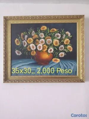 decoración y accesorios - CUANDROSY PINTURAS, EN ÓLEO EN EXCELENTES CONDICIONES  8