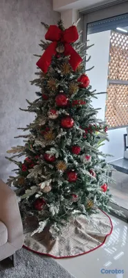decoración y accesorios - ARBOL NAVIDEÑO CON NIEVE INTEGRADA 7 PIES 2