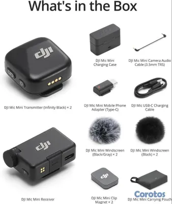 camaras y audio - DJI Mic Mini combo sellados originales leer descripción  3
