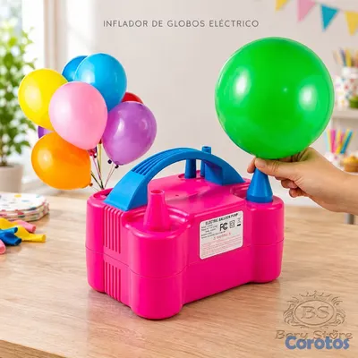 decoración y accesorios - Inflador Eléctrico de Globos, Ideal para Cumpleaños y Eventos | Máquina Globos.  3