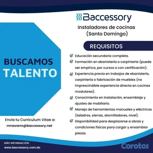 Instalador / Ebanista 