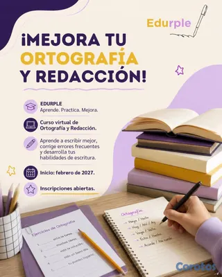 cursos y clases -   Curso Virtual de Ortografía y Redacción | Edurpl 3