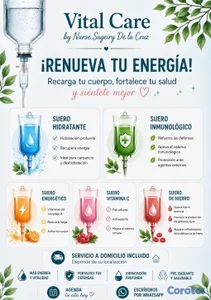 suero terapia domiciliaria y local físico 