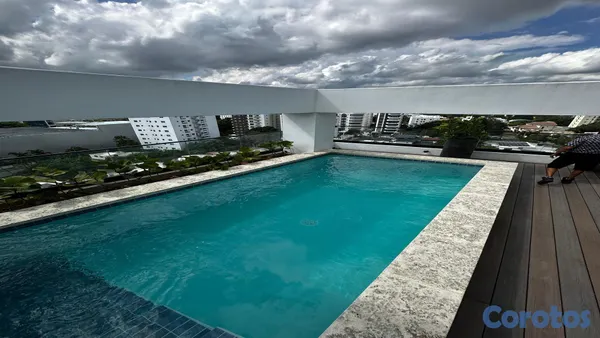 apartamentos - SE RENTA AMUEBLADO EN TORRE VESALLES, LA ESMERALDA, SANTIAGO. 2