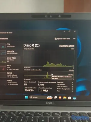 computadoras y laptops - Laptop Dell core ultra 5 135U
16GB Ram DDR5 256GB Nvme  6