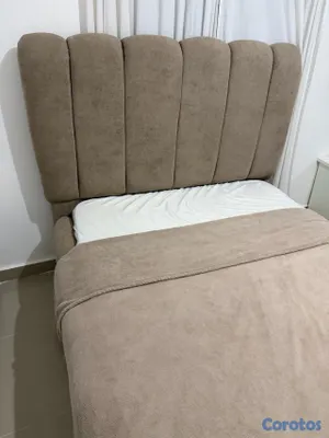 muebles y colchones - cama con colchón queen  3