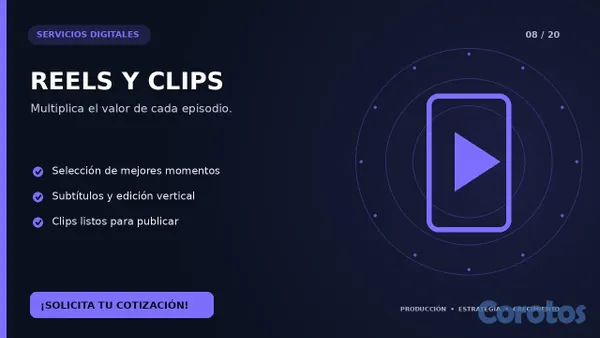 servicios profesionales - PRODUCCIÓN Y GESTION DE PODCAST  16