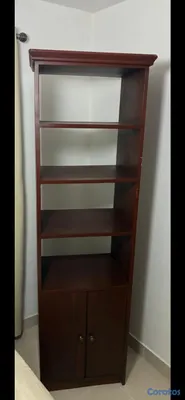 muebles y colchones - Librero en caoba  2