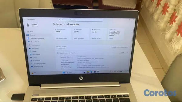 computadoras y laptops - HP ProBook 430 G7 | i7 10.ª Gen | 16GB DDR4 | 256G 5