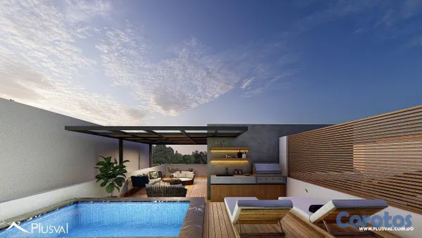 casas - Casa Tipo Townhouse de 2 Habitaciones en Zona Céntrica de PuntaCana 3