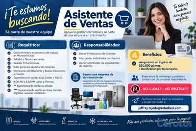 Asistente de ventas 